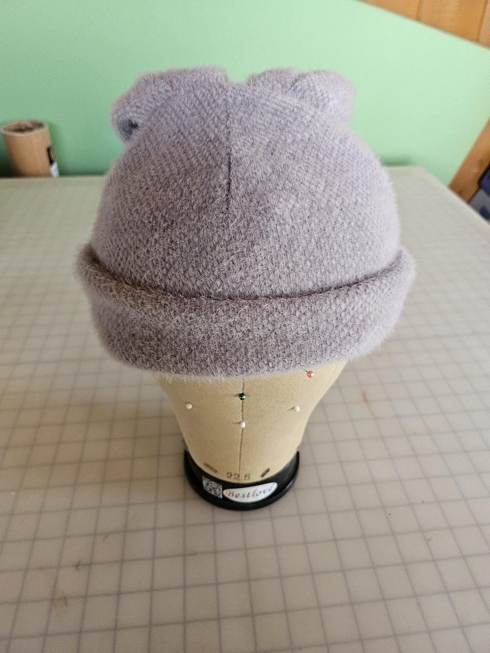 Gray Bunny Beanie